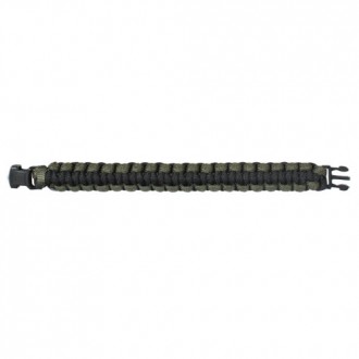 Bransoletka Rothco SURVIVAL PARACORD OLIVE-BLACK