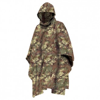Mil-tec US rip-stop poncho VEGETATO WOODLAND