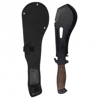 Mil-Tec BOLO SURVIVAL maczeta z piłą i narzędziami BLACK