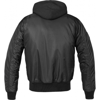 Brandit MA1 Sweat Hooded Jacket czarna