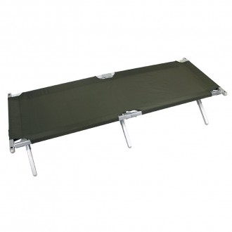 Leżak MFH US Alu 197x69x43 cm ZIELONY