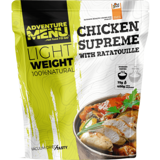 Adventure menu chicken supreme with ratatouille vacuum dried 75g