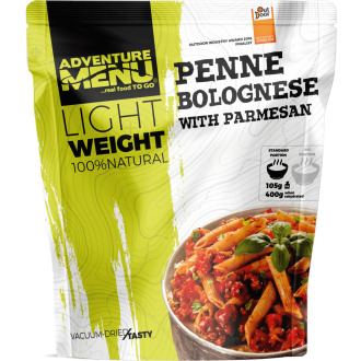 Menu Przygodowe penne z sosem bolognese i parmezanem 105g