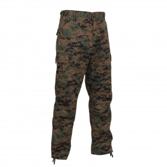 Spodnie Rothco BDU DIGITAL WOODLAND
