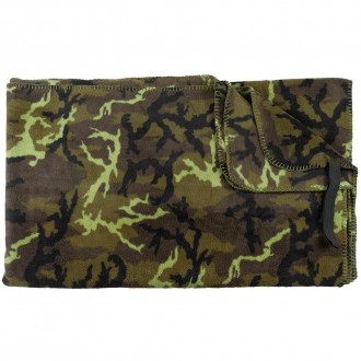 Koc MFH FLEECE 200x150cm kamuflowany vz.95 Forest
