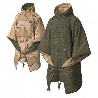 Odwracalne poncho Helikon-Tex SWAGMAN ROLL DESERT NIGHT CAMO/US DESERT