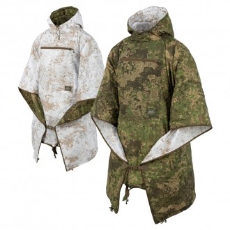 Ponczo dwustronne Helikon-Tex SWAGMAN ROLL PENCOTT WILDWOOD™/SNOWDRIFT™