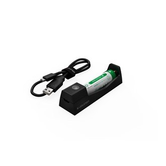 Stacja ładująca Ledlenser + akumulator 14500