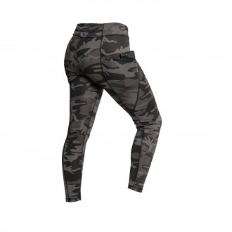 ROTHCO WORKOUT legginsy z kieszeniami BLACK CAMO