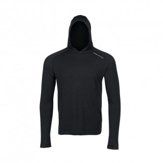 Funkcjonalna bluza z kapturem Eberlestock LOCHSA MERINO, czarna