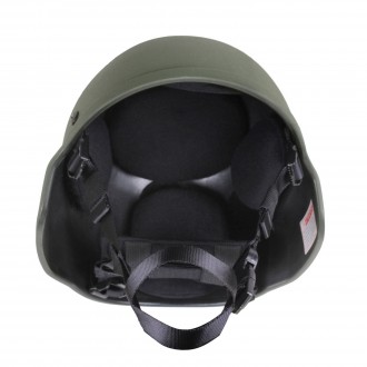 Kask Rothco MICH 2000 z tworzywa sztucznego US ABS GREEN z wyściółką