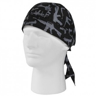 Rothco HEADWRAP GUN PATTERN BLACK