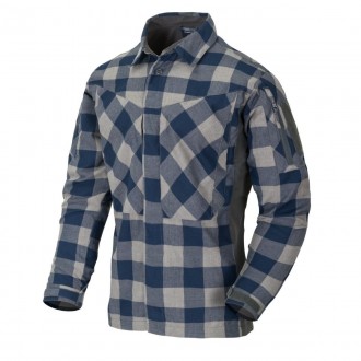 Helikon-Tex MBDU koszula flanelowa SLATE BLUE CHECKERED
