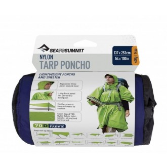 SEA TO SUMMIT Nylon Tarp Poncho - niebieski
