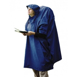 SEA TO SUMMIT Nylon Tarp Poncho - niebieski