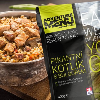 Menu Przygoda kotlet pikantny z bulgurem 400 g