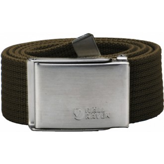 Opasek Fjällräven Canvas Belt Dark Olive
