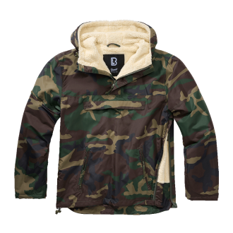Kurtka Brandit Windbreaker Sherpa woodland
