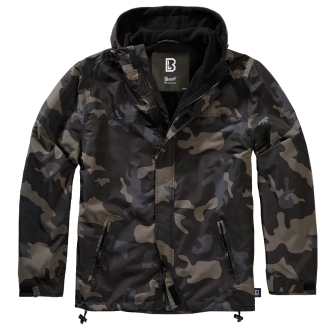 Kurtka Brandit Windbreaker Frontzip darkcamo