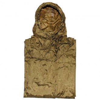 MFH US Rip Stop coyote poncho