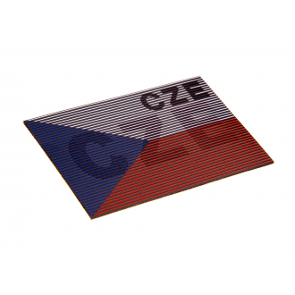 Naszywka z flagą z pazurem CZ