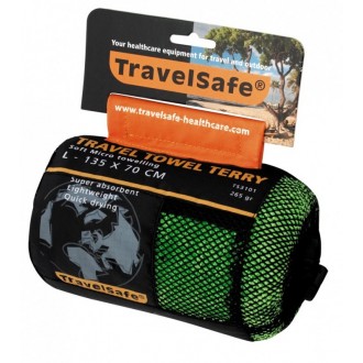TravelSafe Ręcznik frotte z mikrofibry L jasper green