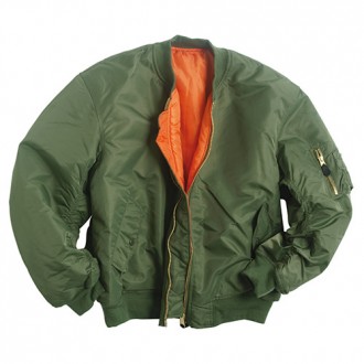 Kurtka Mil-Tec Bomber MA1 Basic Jacket - zielona