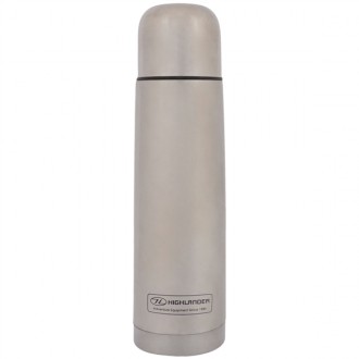 HIGHLANDER Duro flask Thermos 500ml - srebrny
