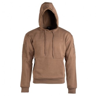 Mil-tec TACTICAL bluza kangurka z kapturem DARK COYOTE