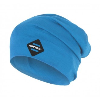 Czapka Sensor Merino Active Blue
