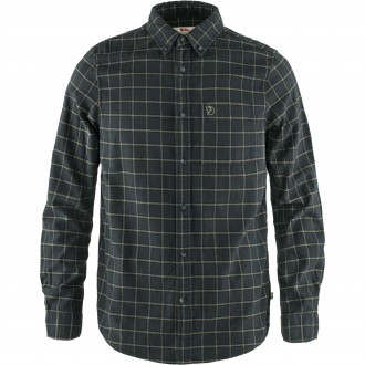 Koszula Fjällräven Övik Flannel Shirt M Dark Grey