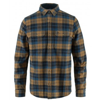 Koszula Fjällräven Singi Heavy Flannel Shirt M Dark Navy-Buckwheat Brown