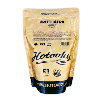 Wątróbka z indyka na cebuli (2 porcje)