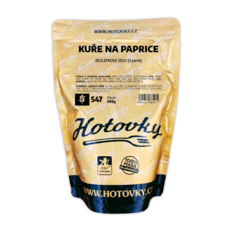 Kurczak na papryce (2 porcje) bezglutenowy Dania gorące