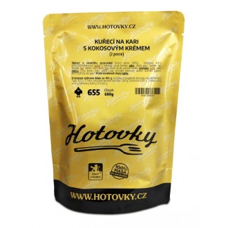 Kurczak curry z kremem kokosowym (2 porcje)