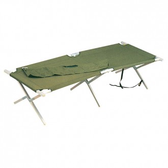 Leżak składany Rothco, aluminium GREEN
