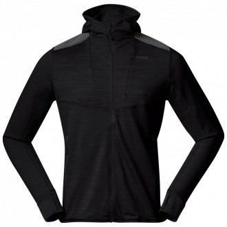 Bergans Rabot Active Mid Hood Jacket Black