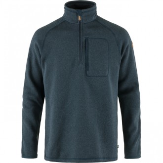 Bluza Fjällräven Övik Fleece Half Zip Man Navy