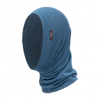 Devold Breeze Merino 150 Headover Blue Melange Neckwarmer