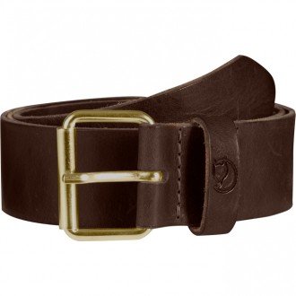 Fjällräven Singi Belt 4 cm skórzany brązowy