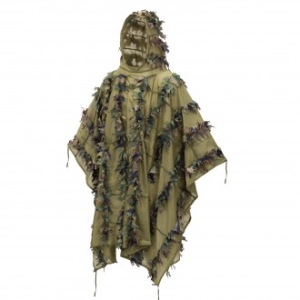 Kamuflażowe poncho Helikon-Tex LEAF US WOODLAND