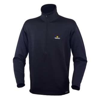 Czarny sweter Warmpeace FRAM
