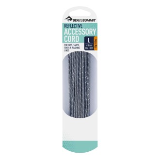 Odblaskowy paracord SEA TO SUMMIT 3mm - 5m Szary