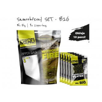 Samorozgrzewające się menu SET Adventure 5x60g