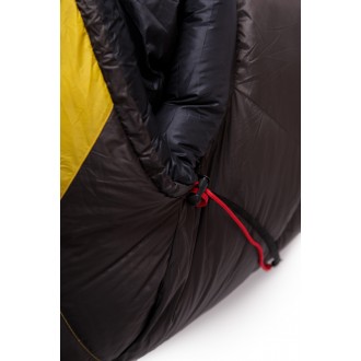 Śpiwór Warmpeace VIKING 1200 180 cm WIDE żółty/szary/czarny