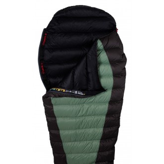 Śpiwór Warmpeace VIKING 300 170 cm zielony/szary/czarny