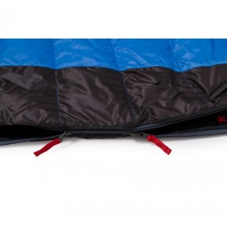 Śpiwór Warmpeace VIKING 300 180 cm zielony/szary/czarny