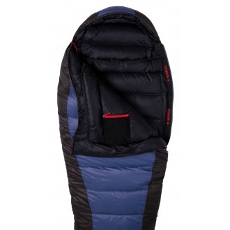 Śpiwór Warmpeace VIKING 600 180 cm WIDE shadow blue/grey/black