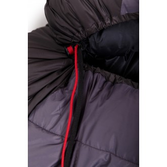 Śpiwór Warmpeace VIKING 900 170 cm czerwony/szary/czarny