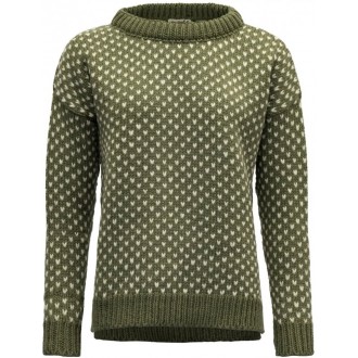 Devold Nordsjø Wool Sweater Wmn Olive